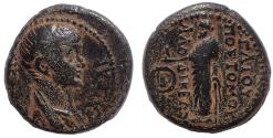 Ancient Coins - Phrygia, Laodicea ad Lycum. Nero. As Caesar, AD 50-54. Æ 20