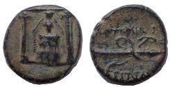Ancient Coins - Pamphylia, Perge. Circa 50-30 BC. Æ 16