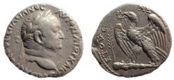Ancient Coins - Seleucis and Pieria, Antioch. Vespasian. “New Holy Year” 2 (AD 69/70). AR Tetradrachm