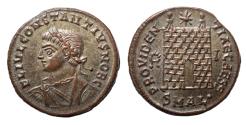 Ancient Coins - Constantius II as Caesar. 324-337 AD, Alexandria. Campgate Follis.