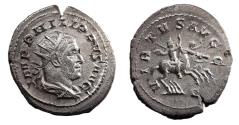 Ancient Coins - Philip I 'The Arab' (244-249). Antoninianus. Dynastic reverse. Rare.