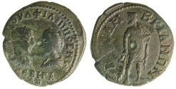 Ancient Coins - Thrace, Mesembria. Philip I, with Otacilia Severa. AD 244-249. Æ 25