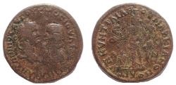Ancient Coins - Moesia Inferior. Marcianopolis. Caracalla with Julia Domna (193-211). Ae. 27