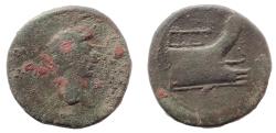 Ancient Coins - Octavian. Æ 29 mm. c. 30-25 BC. Uncertain mint. Very Rare.