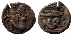 Ancient Coins - Phoenicia, Arados AR Fouree Tetrobol. Uncertain king, circa 400-380 BC. Rare.