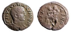 Ancient Coins - Bithynia. Nicaea. Maximus, Caesar (235-238 AD) AE 24. Hercules wrestling Antaeus. Rare.
