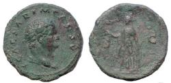 Ancient Coins - Titus. As Caesar, AD 69-79. Æ As. SPES.