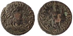 Ancient Coins - Lydia, Bagis. Pseudo-autonomous issue. Circa AD 190-240. Æ 25. Very Rare.
