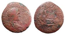 Ancient Coins - Egypt, Alexandria, Caracalla, Drachm circa 212-213 (year 21), Æ 33. Highest Rarity.
