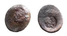 Ancient Coins - Phrygia, Cotiaeum. Æ 18. Countermark of Antoninus Pius