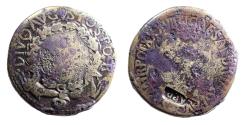 Ancient Coins - Divus Augustus, died AD 14. Sestertius. Struck under Tiberius, AD 35-36. Rare.