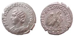 Ancient Coins - Seleucis and Pieria. Antioch. Otacilia Severa. Augusta, AD 244-249. Tetradrachm