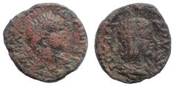 Ancient Coins - Seleucis & Pieria. Emesa. Caracalla, with Julia Domna (198-217). Ae 23. Very Rare.