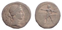 Ancient Coins - The Triumvirs, Octavian. Autumn 32-summer 31 BC. AR Denarius