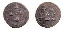 Ancient Coins - Nicephorus II Phocas, 963-969. Tessera Ae 19. Very Rare.
