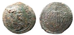 Ancient Coins - Caria, Halicarnassus, Septimius Severus. AD 193-211. Æ 36. Very Rare.