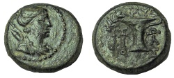 Ancient Coins - AEOLIS, Kyme. Circa 165-early 1st century BC. Æ 15