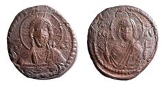 Ancient Coins - Romanus IV Diogenes AD 1068-1071. Ae Follis, Christ and Mary.