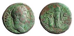 Ancient Coins - Hadrian. AD 117-138. Æ Sestertius