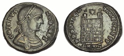 Ancient Coins - Crispus. Caesar, AD 316-326. Æ Follis