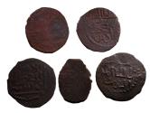 Ancient Coins - Lot of 5 Islamic coins