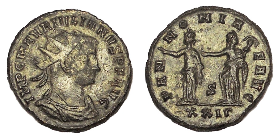 Julian of Pannonia Æ Antoninianus. Siscia mint, AD 284. EF, Very Rare