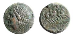 Ancient Coins - Sicily, Syracuse, 214-212 BC. Æ 24