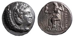 Ancient Coins - Kings of Macedon. Alexander III. 336-323 BC. AR lifetime Tetradrachm. Arados mint.