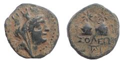 Ancient Coins - Cilicia, Soloi. Circa 100-30 BC. Æ 21