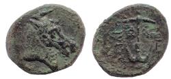 Ancient Coins - Seleukid Empire, Seleukos I Nikator Æ 20. Very Rare.