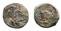 Ancient Coins - Sicily, Akragas. Circa 420-406 BC. Æ Tetras