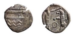 Ancient Coins - Samaria AR Obol. Circa 375-333 BC.