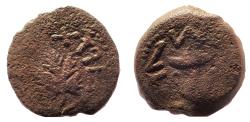 Ancient Coins - Judaea, Jewish War. 66-70 CE. Æ Prutah