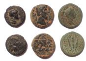 Ancient Coins - Lot of 3 Roman Provincial bronze coins.