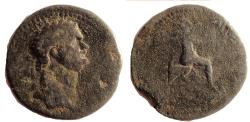 Ancient Coins - Cilicia, Aigeae: Domitian, 81-96 AD. AE 30, Rare