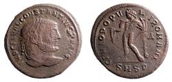 Ancient Coins - Constantius I. AD 305-306. Æ Follis. Serdica mint