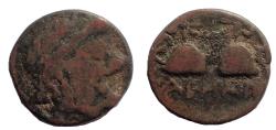 Ancient Coins - Karia, Tabae Æ15. 1st century BC. Ae 16. Ex Richard Plant collection.