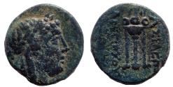Ancient Coins - Seleukid Kings. Antiochos II Theos. 261-246 BC. Æ 16 