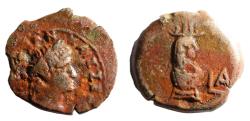 Ancient Coins - Egypt. Alexandria. Otho, 15 January – mid April 69. Obol. Very Rare.