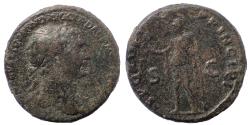 Ancient Coins - Trajan. AD 98-117. Æ As. Rome mint. Struck circa mid AD 107-108.