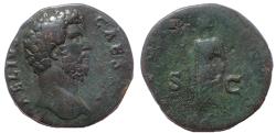 Ancient Coins - Aelius. Caesar, AD 136-138. Æ Sestertius, Rare.