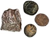 Ancient Coins - Lot of 4 ancient greek and Islamic coins