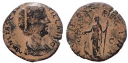 Ancient Coins - Manlia Scantilla (wife of Didius Julianus) Æ Sestertius. Rare.