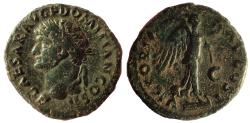 Ancient Coins - Domitian. As Caesar, AD 69-81. Æ As. Rare.