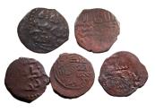 Ancient Coins - Lot of 5 Islamic coins