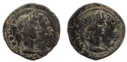 Ancient Coins - Mysia, Pergamon. Pseudo-autonomous issue, circa AD 40-60. Ae 17. Rare variant.