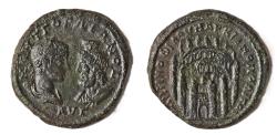Ancient Coins - Moesia. Marcianopolis. Gordian III (AD 238-244). AE 29. Aerial view of the city. Very Rare.