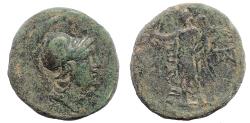 Ancient Coins - Aeolis, Aigai. c. 1st century BC. Ae 17. Rare.