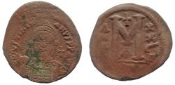 Ancient Coins - Justinian. 527-565 AD. Æ Follis 37 mm.