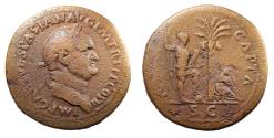 Ancient Coins - Vespasianus (69-79) - AE Sestertius. AD 71, Judaea Capta